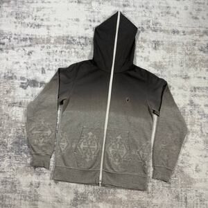 Authentic Bape 2000’s Gradient One Point Full Zip Hoodie L